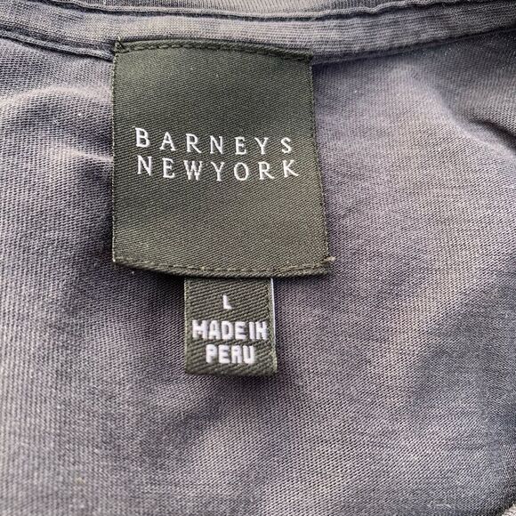 Barneys NewYork black t-shirt, short-sleeved, Large - Picture 5 of 6
